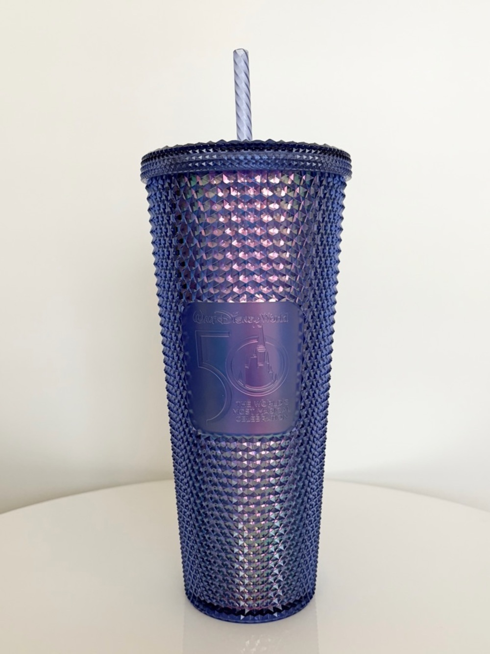 Starbucks Disney 50th Anniversary Studded Tumbler Venti 24oz Iridescent WDW